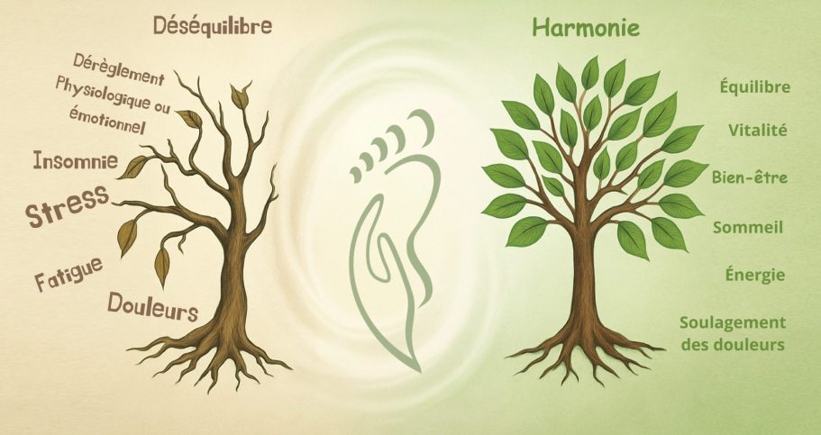 Impact des séances de réflexologie palmaire et plantaire sur le corps humain, cabinet Val Réflexo proche de Gardanne