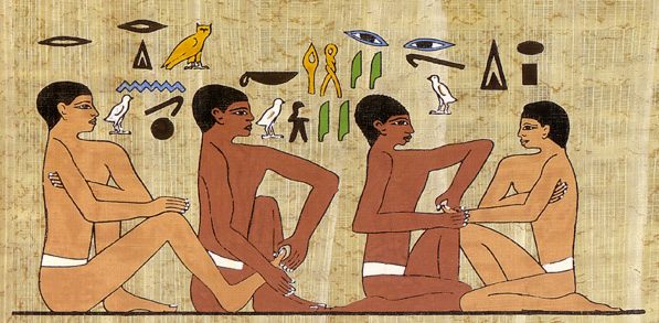 Dès 2330 avant J.-C., on retrouve dans le tombeau d’Ankhmahor, un médecin pharaonique